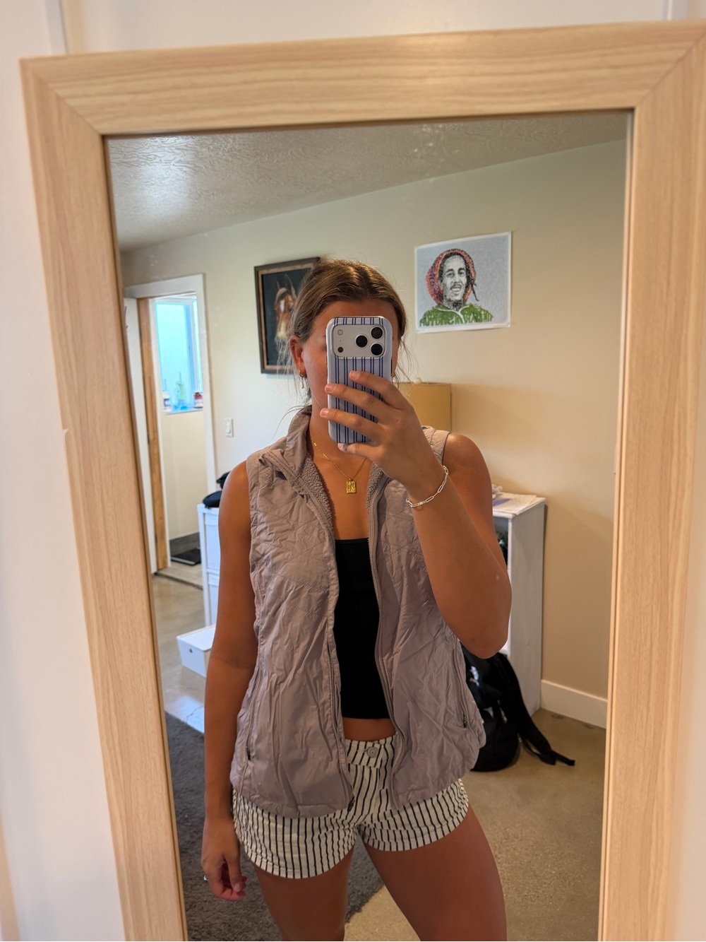 Women's Kuhl Light Gray Quilted Vest